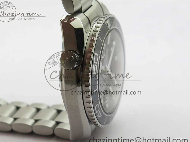 0116 Planet Ocean 39.5mm Black Ceramic Bezel SS VSF 1:1 Best Edition Black Dial on SS Bracelet A Stretchable 7890